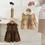 [80-130cm]トップスorワンピース 女の子 おしゃれ レトロ - Image 2