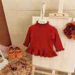 [73-120cm]長袖トップス ベビー 女の子 ドット柄 可愛い - Image 4