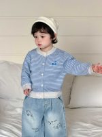 [73-110cm]カーディガン&デニムパンツ&長袖Tシャツ トレンド - Image 9