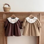 [73-120cm]長袖 ワンピース おしゃれ 刺繍 レトロ - Image 2