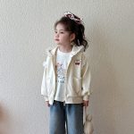 [73-120cm]フード付き アウター 女の子 おしゃれ 着脱しやすい - Image 9