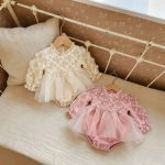 [66-90cm]ワンピース ベビー 女の子 花びらチュール ガーリー