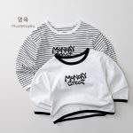 [80-130cm]長袖Tシャツ 通気性抜群 シンプル 着やすい - Image 2
