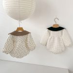 [66-100cm]ベビー ロンパース やわらか素材 ガーリー - Image 13