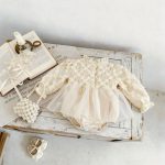 [66-90cm]ワンピース ベビー 女の子 花びらチュール ガーリー - Image 5