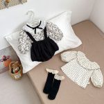 [66-100cm]花柄トップス&サロペットブルマ ベビー 写真映え - Image 11