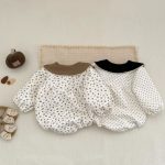 [66-100cm]ベビー ロンパース やわらか素材 ガーリー - Image 8