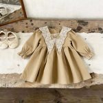 [73-120cm]ワンピース 女の子 おしゃれ リボン付き - Image 11