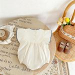 [66-90cm]半袖 ロンパース ベビー 刺繍 通気性抜群 - Image 3