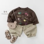 [80-130cm]長袖Tシャツ フルーツ柄 やわらか素材 - Image 5