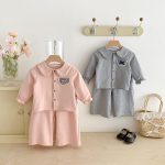 [73-110cm]セットアップ ベビー 女の子 スウィート トップス+パンツ - Image 11