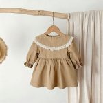 [73-120cm]ワンピース ベビー 女の子 レトロ 可愛い - Image 10