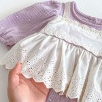 [66-90cm]ベビー 女の子 ロンパース おしゃれ レイヤード風 - Image 5