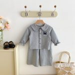 [73-110cm]セットアップ ベビー 女の子 スウィート トップス+パンツ - Image 2