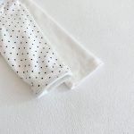 [66-100cm]ベビー フリル襟 長袖Tシャツ 肌触りやさしい