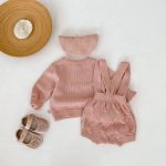 [66-100cm]カーディガン OR サロペット ベビー ニット リボン付き - Image 12