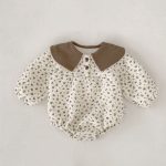 [66-100cm]ベビー ロンパース やわらか素材 ガーリー - Image 7
