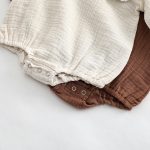 [66-100cm]ロンパース ベビー 刺繍 おしゃれ ナチュラル - Image 4