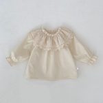 [73-130cm]フリル襟 トップス 女の子 肌触りが良い - Image 3