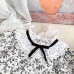 [66-100cm]花柄トップス&サロペットブルマ ベビー 写真映え - Image 4