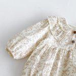 [66-90cm]ベビー 女の子 ロンパース 花柄 スウィート - Image 9