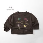 [80-130cm]長袖Tシャツ フルーツ柄 やわらか素材 - Image 11