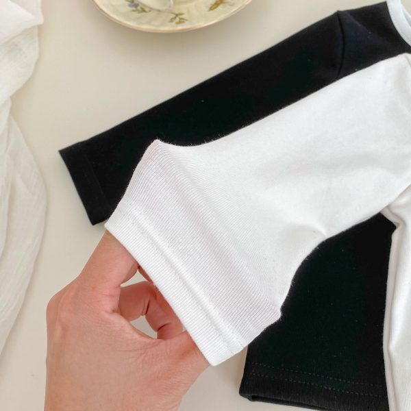 [73-120cm]長袖Tシャツ&ワイドパンツ 女の子 おしゃれ やわらか素材