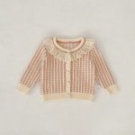 [66-100cm]ニットカーディガン レース襟 可愛い - Image 2