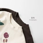 [80-130cm]長袖Tシャツ フルーツ柄 やわらか素材 - Image 3