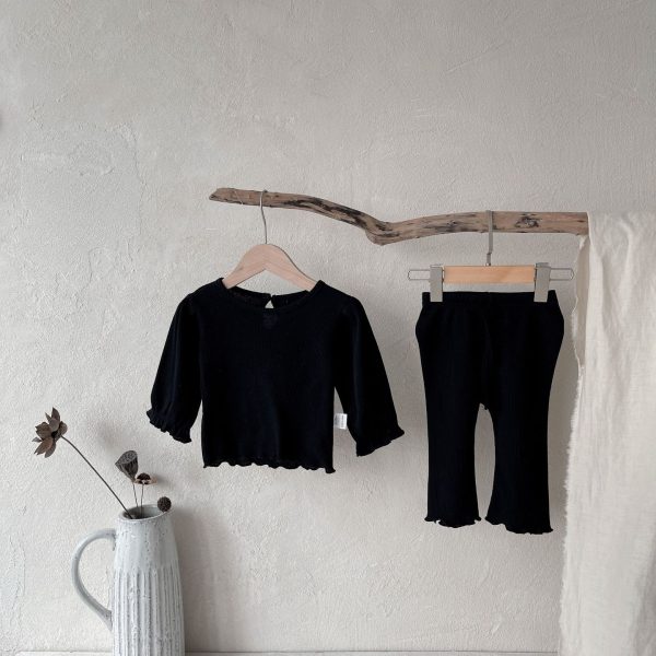 [73-100cm]セットアップ ベビー 無地 おしゃれ