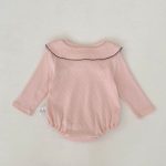 [66-90cm]ロンパース シンプル 無地 肌触り良い