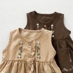 [80-130cm]トップスorワンピース 女の子 おしゃれ レトロ - Image 11