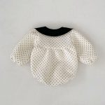 [66-100cm]ベビー ロンパース やわらか素材 ガーリー - Image 3