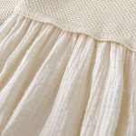 [66-90cm]ロンパース ベビー ニット 切り替え 肌にやさしい - Image 7