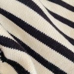 [66-100cm]フード付き ロンパース ボーダー柄 肌に優しい