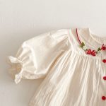 [73-120cm]ベビー 女の子 シャツ/デニムパンツ イチゴ柄 可愛い - Image 13