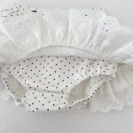 [73-110cm]二点セット 丸襟 トップス+スカート ドット柄 可愛い - Image 9