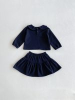 [73-110cm]セットアップ ベビー 女の子 トップス+スカート おしゃれ リボン付き - Image 17