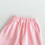 [80-130cm]セットアップ キッズ トレーナー+パンツ アルファベット - Image 3