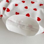 [80-130cm]セットアップ 女の子 ハート柄 トレーナー+パンツ - Image 10