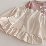 [80-130cm]女の子 セットアップ トップス+パンツ リボン付き - Image 18