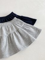 [73-110cm]セットアップ ベビー 女の子 トップス+スカート おしゃれ リボン付き