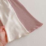 [80-130cm]女の子 セットアップ トップス+パンツ リボン付き - Image 11