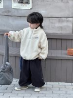 [90-140cm] もこもこ 刺繍 トレーナー - Image 5