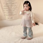 [73-100cm]ベビー 女の子 スウィート キャミソール/トップス/デニムパンツ - Image 6