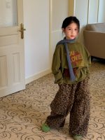 [90-150cm]カジュアル アルファベット 長袖 Tシャツ - Image 5