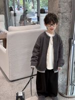 [90-160cm] 着心地抜群 ニット カーディガン - Image 8