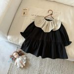 [73-120cm]韓国風 おしゃれ 女の子 長袖 ワンピース - Image 3