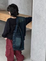 [90-150cm]カジュアル ゆったり ボトムス パンツ