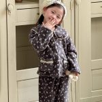 [100-160cm]花柄 可愛い もこもこ ルームウェア - Image 3